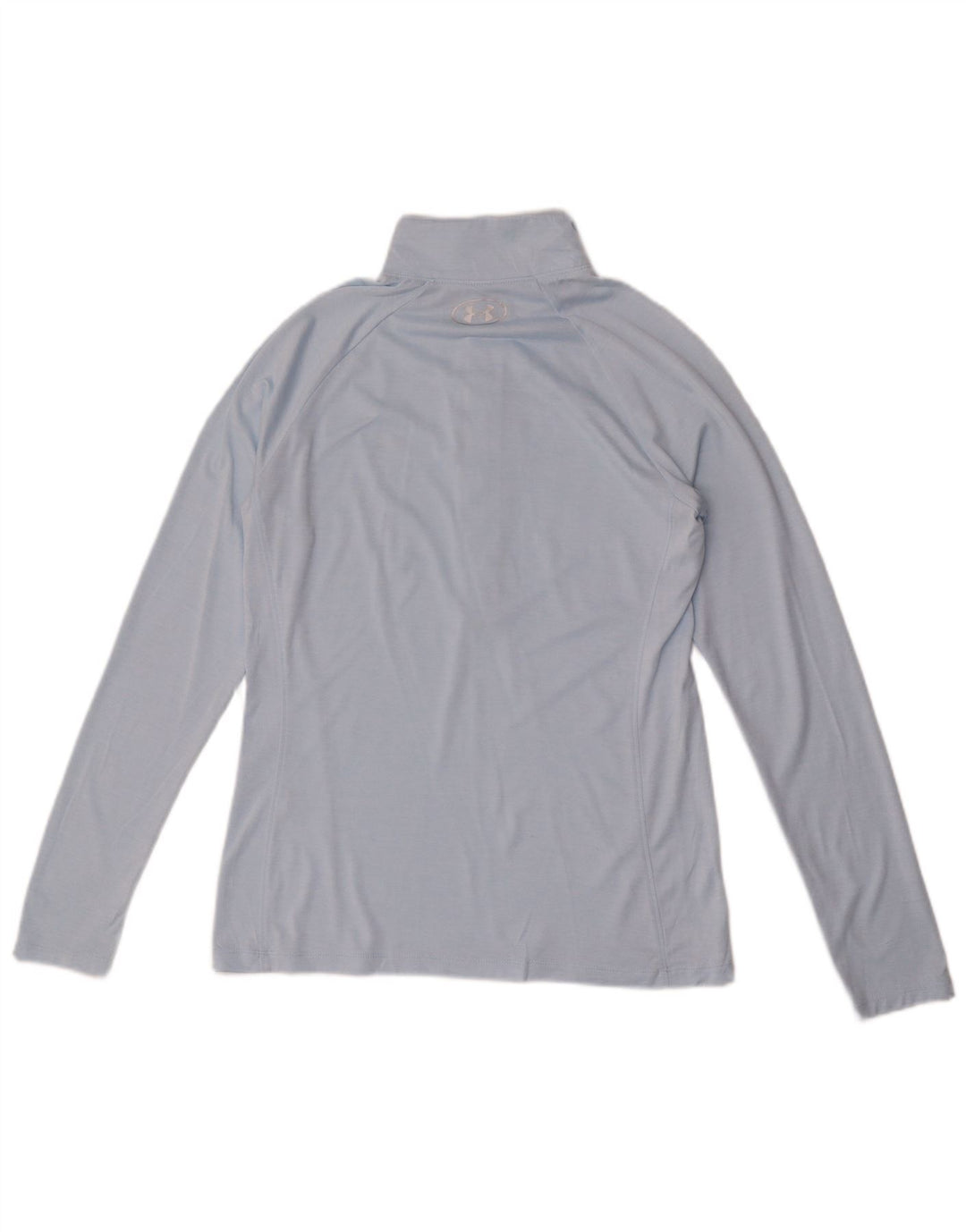 Under Armour Mujer Heat Gear Jersey Chándal Top UK 12 Azul Medio