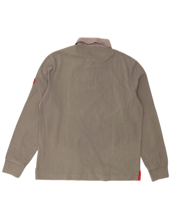 Murphy & Nye Polo de manga larga para hombre XL Algodón verde