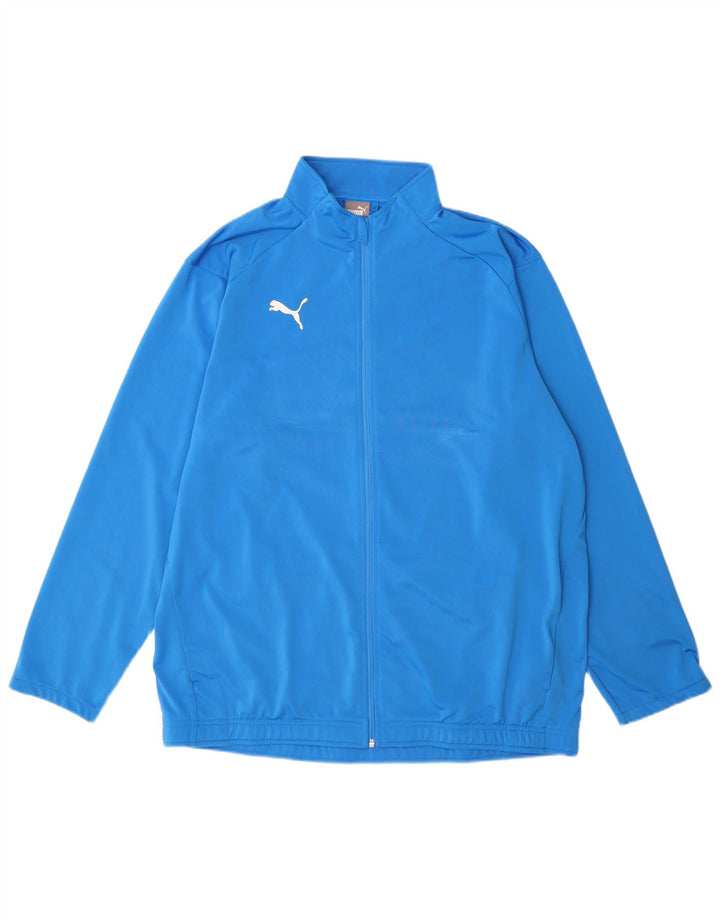 Puma Chaqueta de chándal para hombre 2XL Poliéster azul