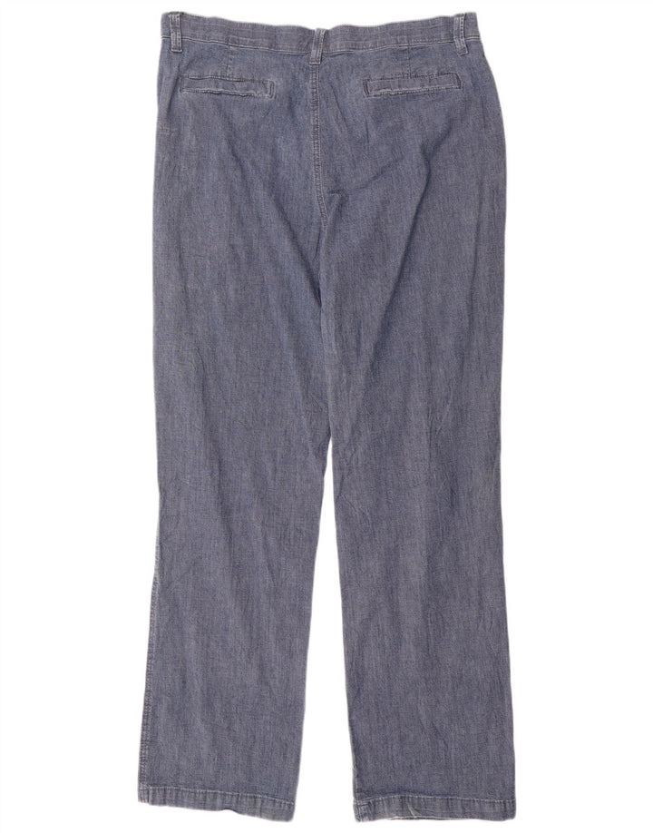 LEE Pantalones casuales de cintura alta para mujer US 18 2XL W36 L31 Azul