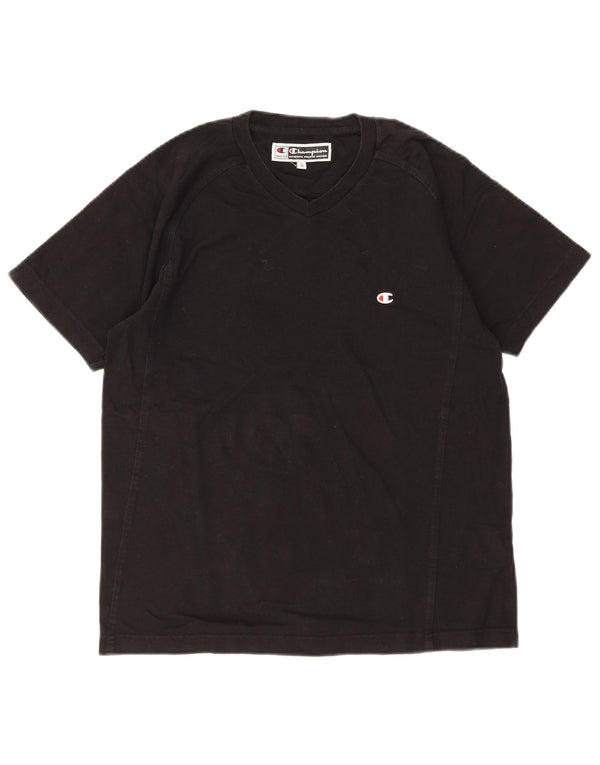 Champion Camiseta Hombre Top Small Algodón Negro