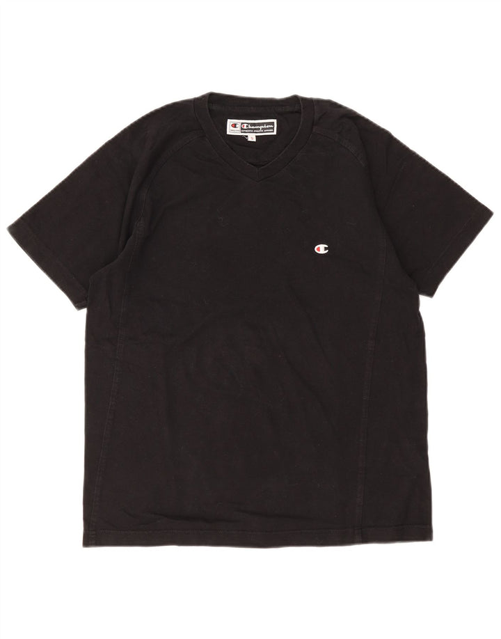 Champion Camiseta Hombre Top Small Algodón Negro
