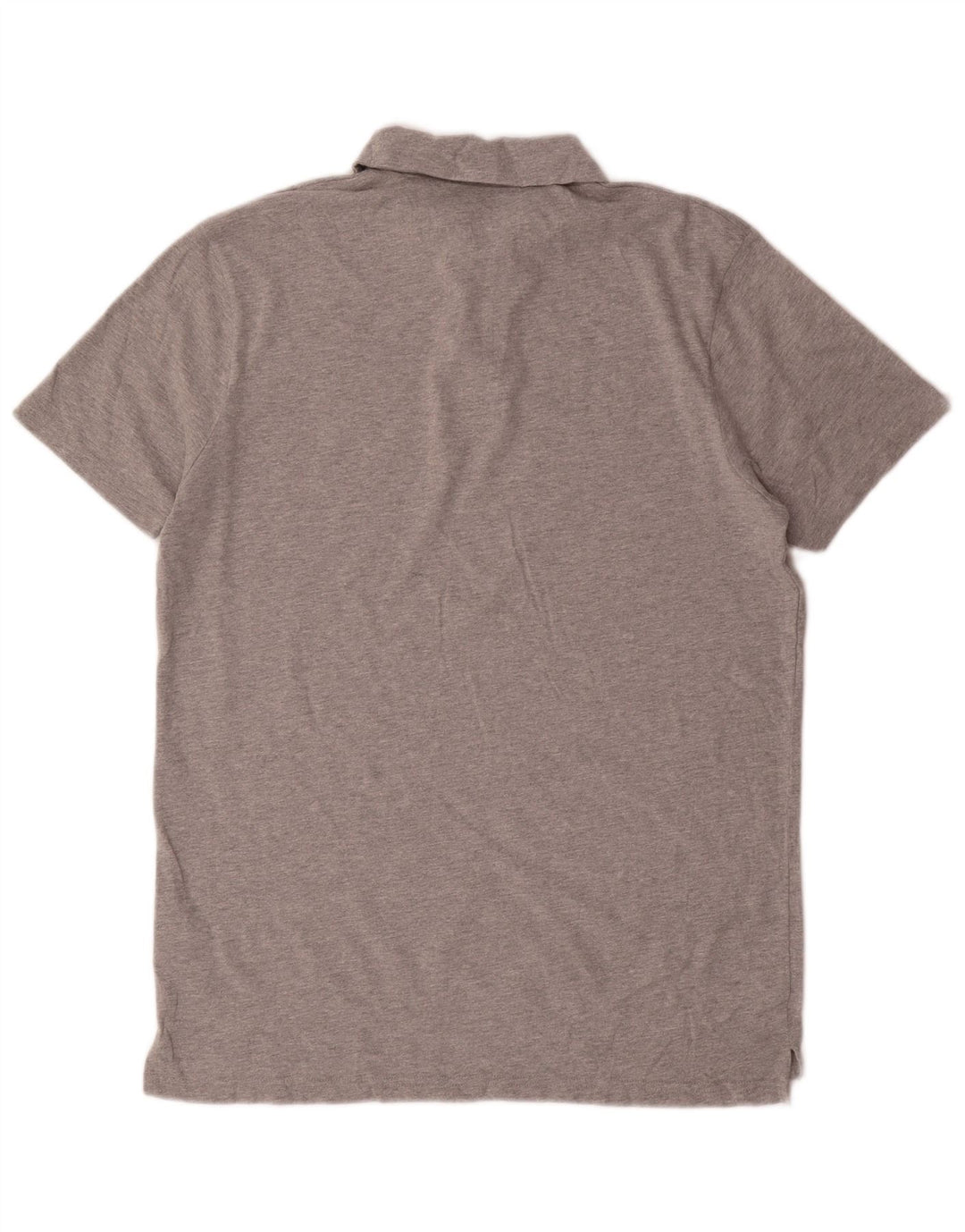 Weird Fish Polo Hombre Algodón Gris Medio