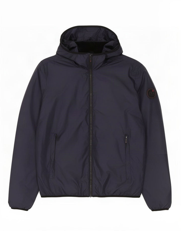 Mistral Chaqueta cortavientos con capucha para hombre UK 38 Medium Azul marino Poliéster