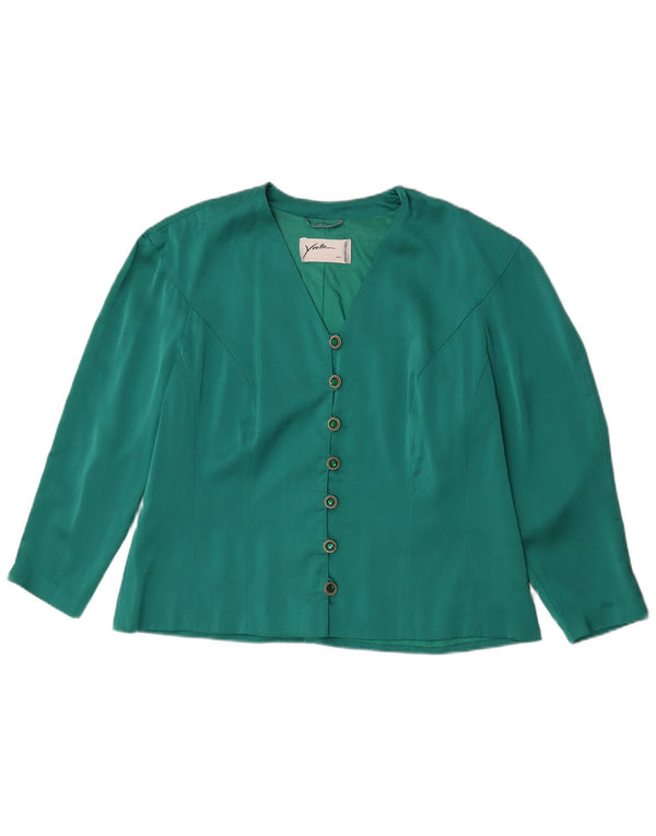 Blusa Yvette Mujer Manga 3/4 EU 44 XL Verde