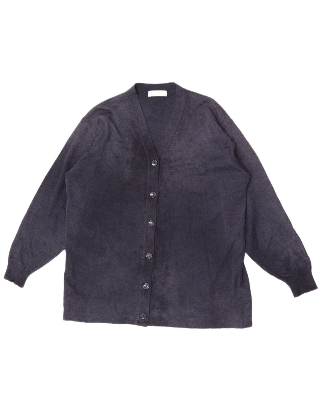 Marks & Spencer Suéter tipo cárdigan para mujer EU 38/40 Lana azul marino medio