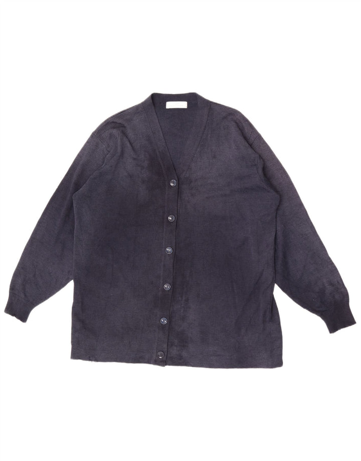 Marks & Spencer Suéter tipo cárdigan para mujer EU 38/40 Lana azul marino medio