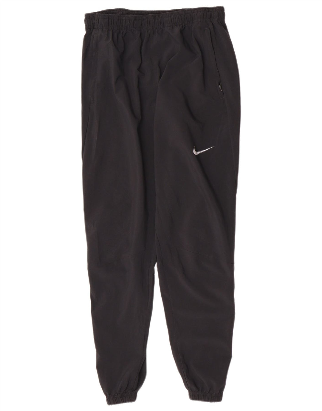 Nike Mujer Chándal Pantalones Joggers UK 10 Pequeño Negro Poliéster