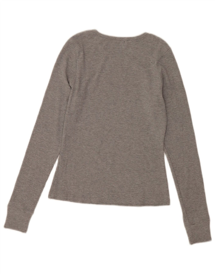 Champion Mujer Top Manga Larga UK 44 Gris Medio