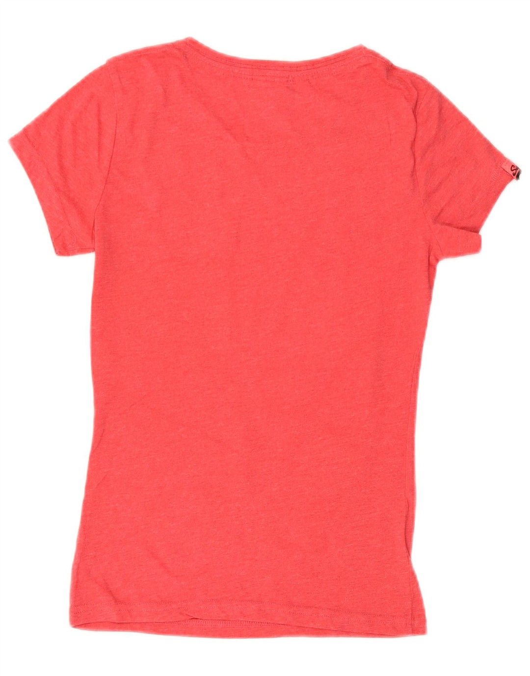 Superdry Camiseta gráfica Osaka para mujer Top UK 10 Small Pink Cotton