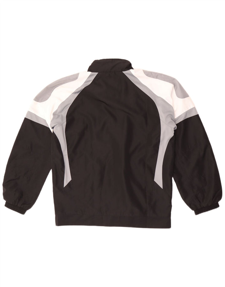 Erima Chaqueta de chándal para hombre UK 38/40 Medium Black Colourblock Poliéster