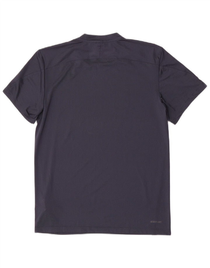 Adidas Hombre Aeroready Camiseta Superior Medio Azul Marino Poliéster