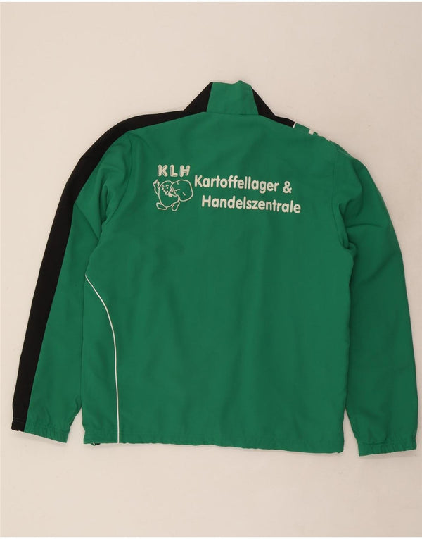 Adidas - Chaqueta de chándal gráfica para hombre, talla 42/44, color verde grande