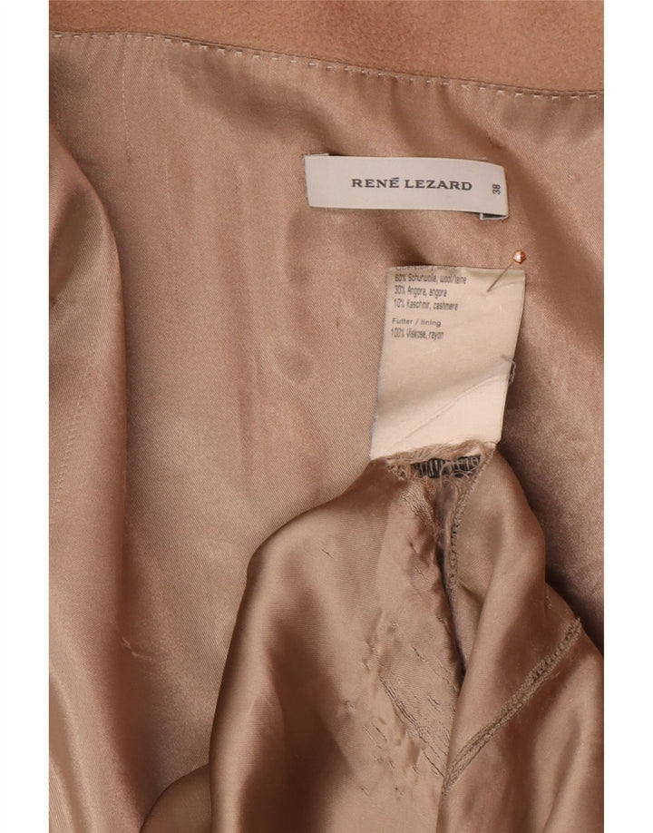 RENE LEZARD Abrigo Mujer EU 38 Lana Beige Mediana
