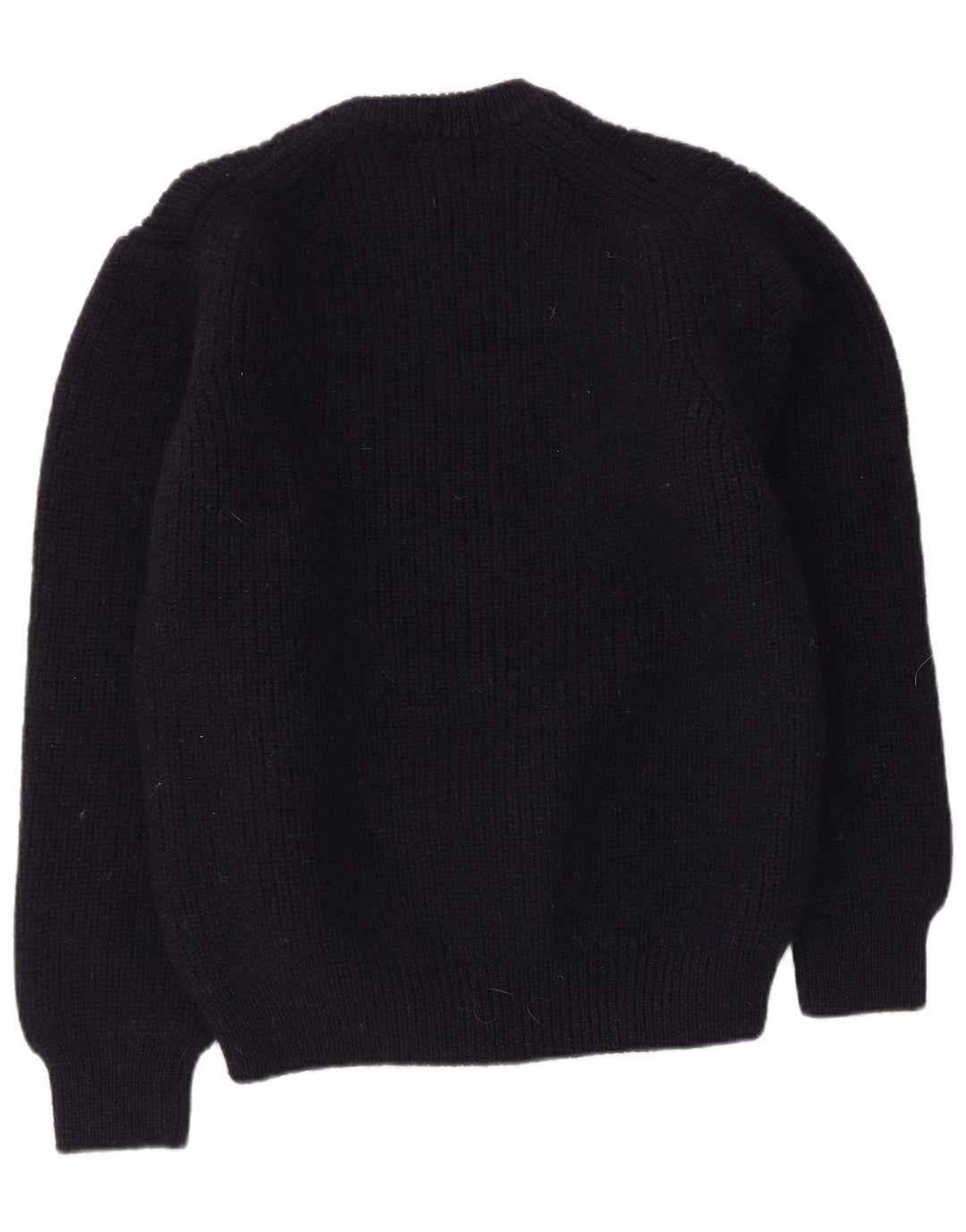 Barbour Jersey De Cuello Redondo Para Hombre Suéter De Lana Nueva Azul Marino Grande