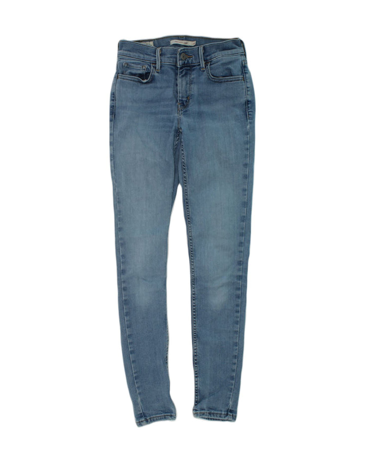 LEVI'S Womens 710 Skinny Jeans W24 L27 Blue Cotton | Vintage Levi's | Thrift | Second-Hand Levi's | Used Clothing | Messina Hembry 
