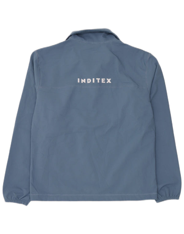 Zara Mujer Oversize Jersey Chándal Top Chaqueta UK 10 Small Azul