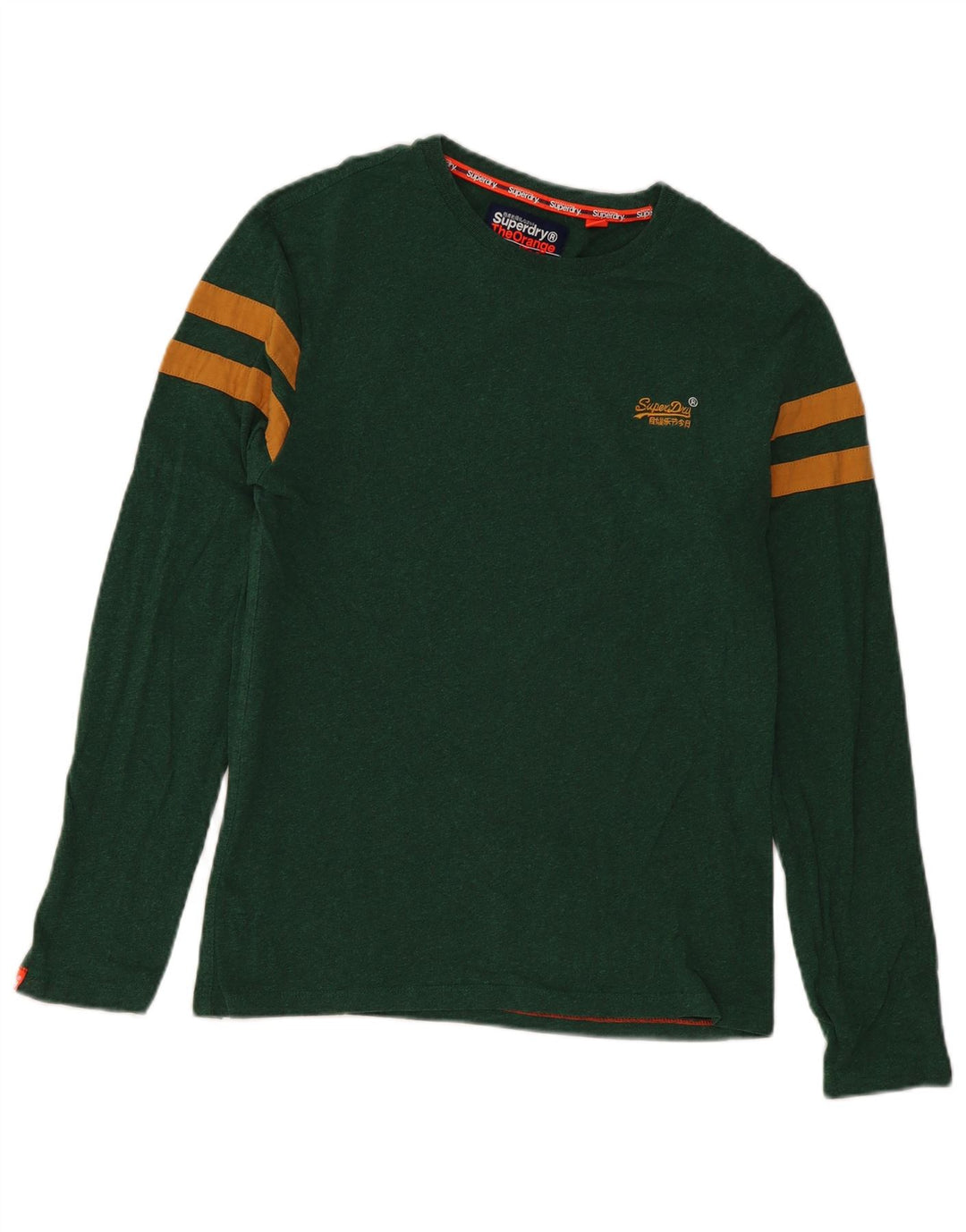 Superdry Hombre Top Manga Larga Grande Verde