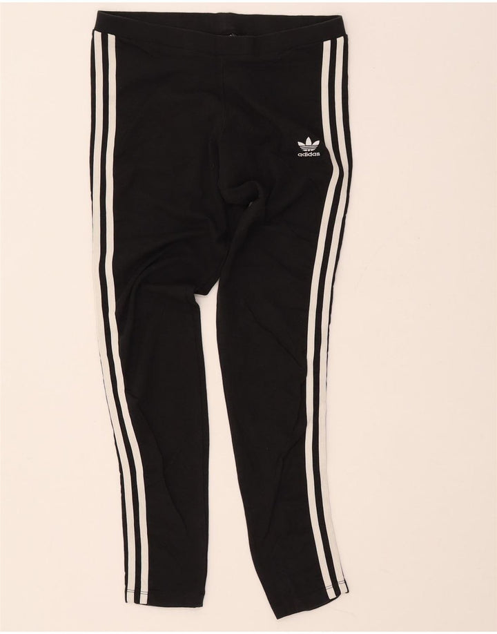 Leggings ADIDAS para mujer Reino Unido 10 Pequeño Algodón negro