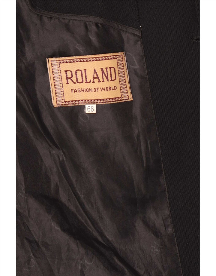 Vintage Boys 3 Botones Blazer Chaqueta 11-12 Años Negro
