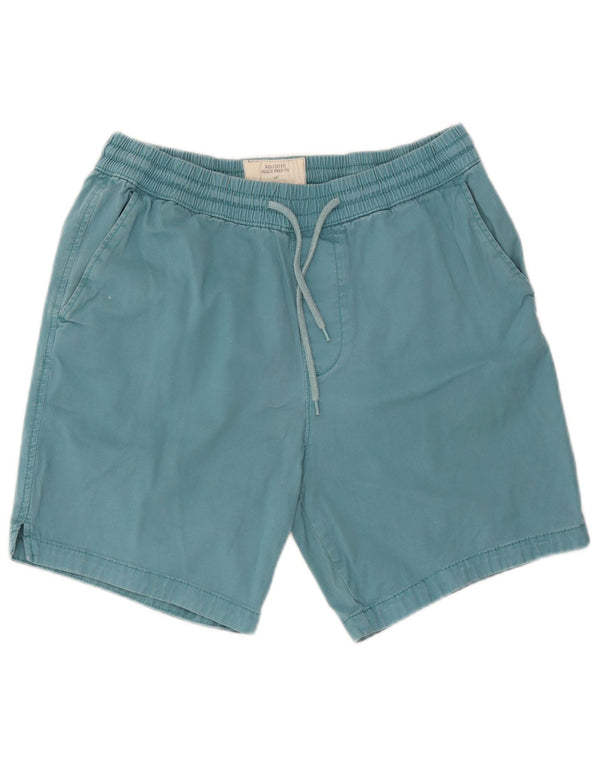 Pantalones cortos chinos Hollister para hombre grande W34 algodón azul