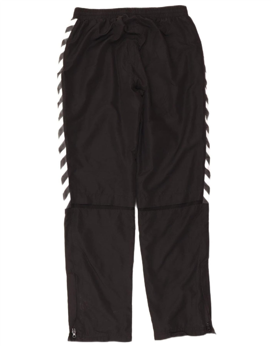 HUMMEL Pantalones de chándal con estampado gráfico para hombre Poliéster negro mediano