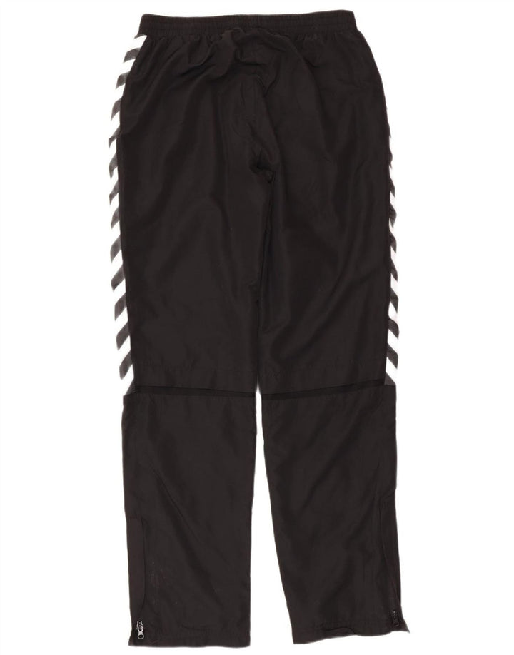 HUMMEL Pantalones de chándal con estampado gráfico para hombre Poliéster negro mediano