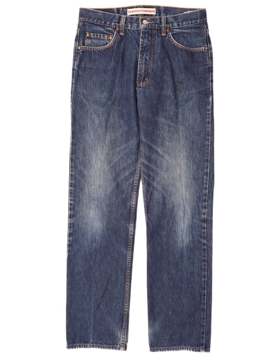 Carrera Jeans Rectos Para Hombre W32 L33 Azul