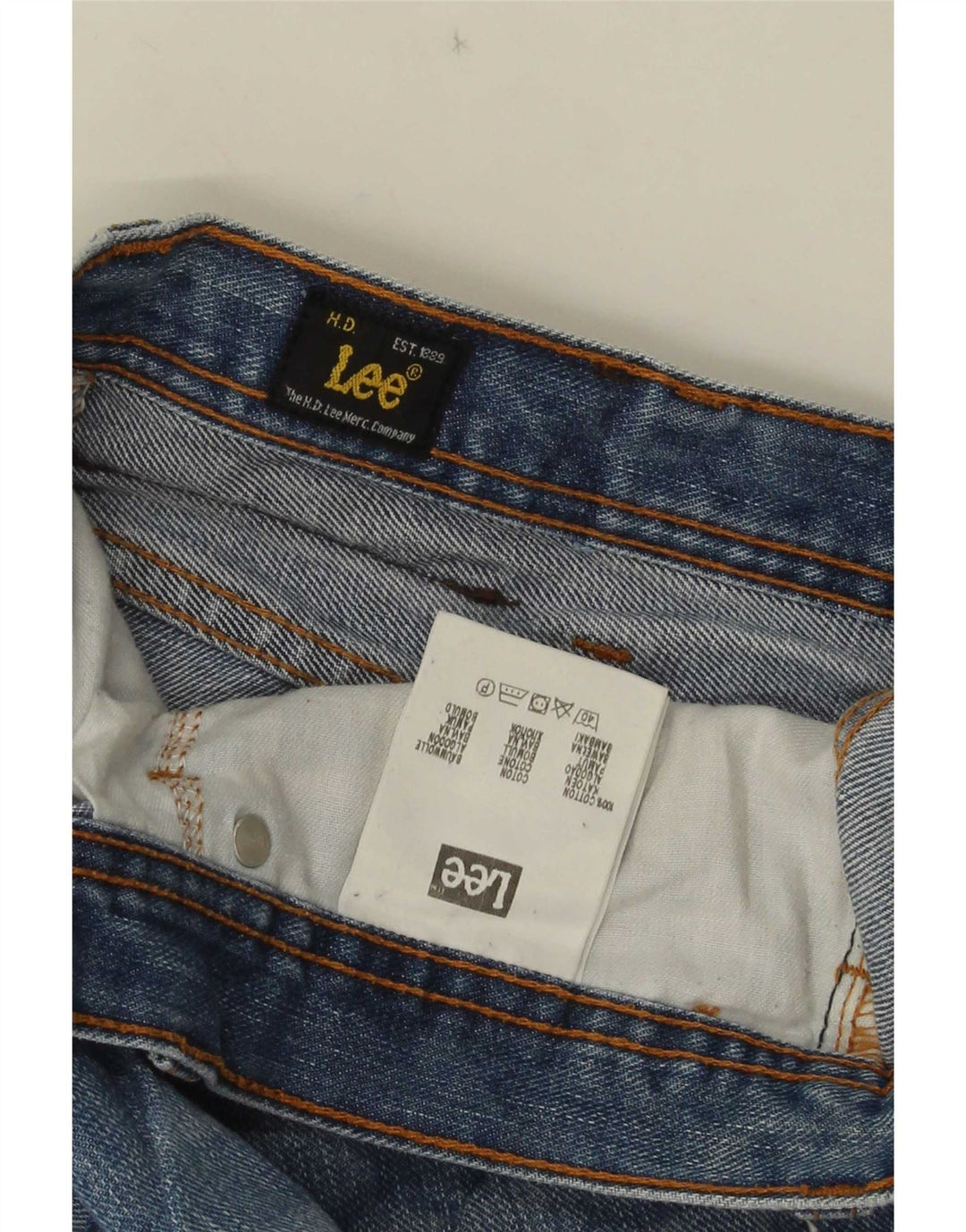 Lee Vaqueros Rectos Brooklyn Para Hombre W36 L31 Algodón Azul