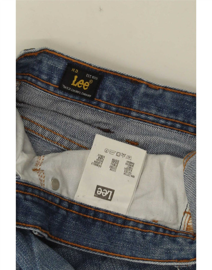 Lee Vaqueros Rectos Brooklyn Para Hombre W36 L31 Algodón Azul