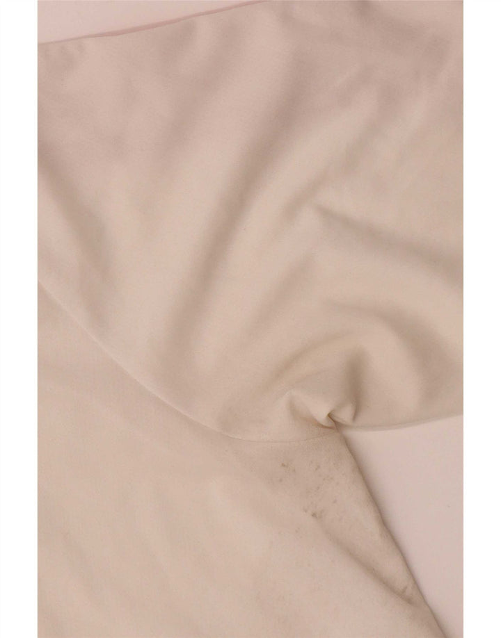 Adidas Hombre Climalite Camiseta Top Medio Blanco Colorblock Poliéster