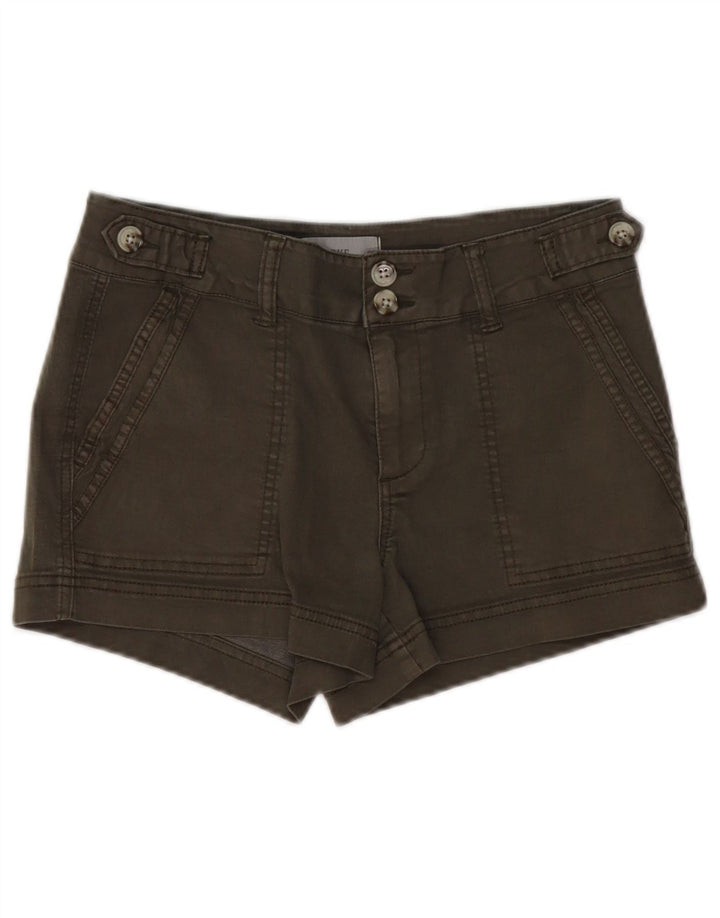 BKE Pantalones cortos vaqueros para mujer W27 Small Khaki Cotton