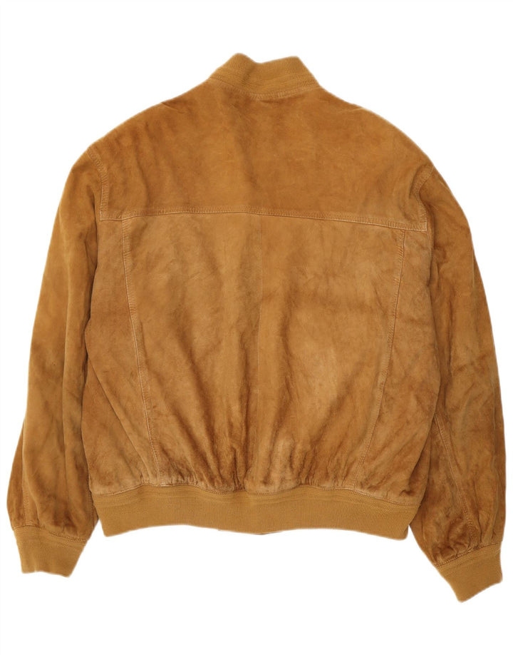 FORESTER Chaqueta bomber de ante para hombre IT 52 XL Cuero marrón