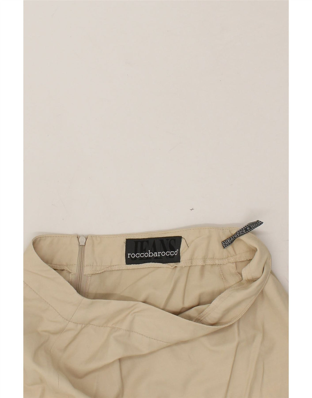 ROCCOBAROCCO Womens Straight Skirt W28 Medium Beige Vintage Roccobarocco and Second-Hand Roccobarocco from Messina Hembry 