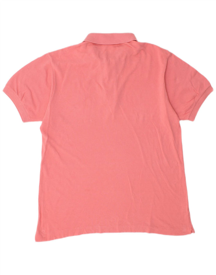 Polo Lacoste para hombre talla 4 algodón rosa mediano