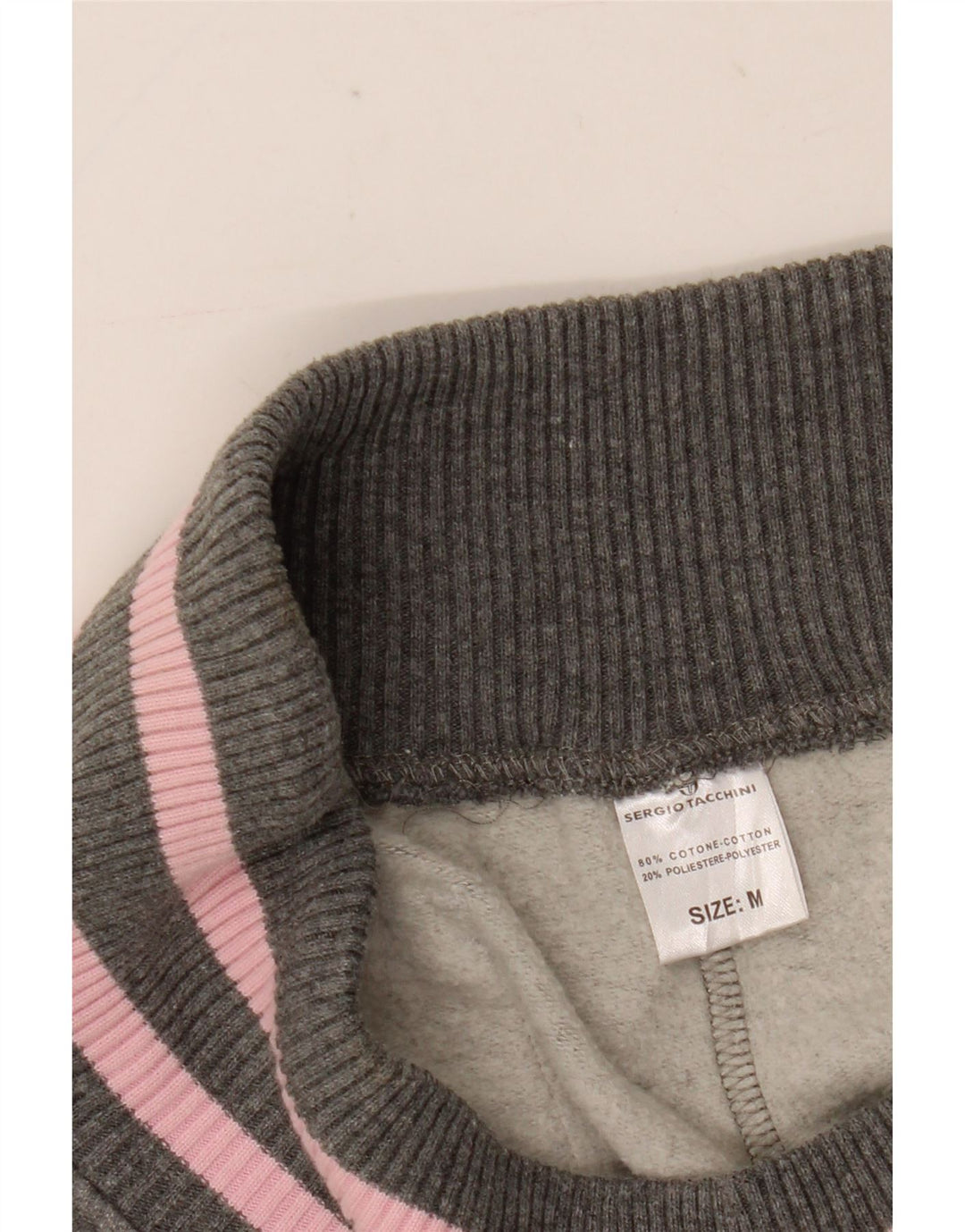 Sergio Tacchini Pantalones de chándal para mujer UK 44 Algodón gris medio