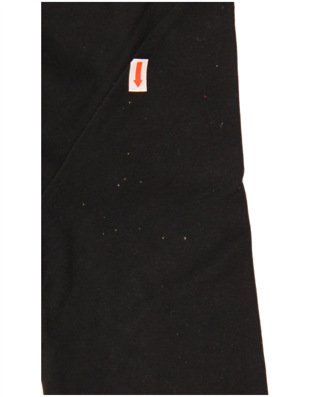 ARMANI JEANS Top gráfico para mujer manga 3/4 UK 12 Mediano Algodón negro