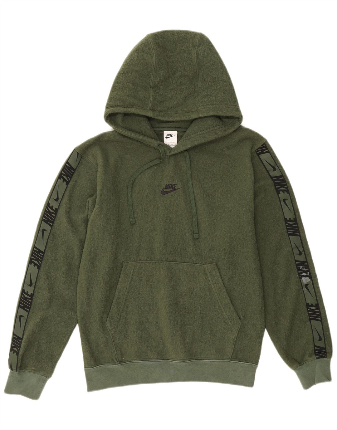 NIKE Jersey de forro polar con capucha Therma-Fit Graphic para hombre XS Poliéster verde