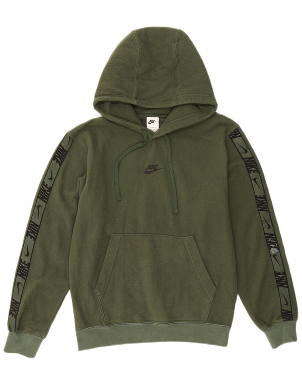 NIKE Jersey de forro polar con capucha Therma-Fit Graphic para hombre XS Poliéster verde