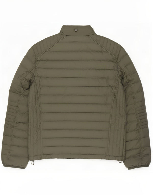 Massimo Dutti Chaqueta Acolchada Hombre UK 40 Large Caqui Poliéster