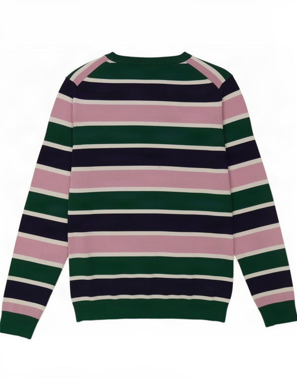 Tommy Hilfiger Suéter con cuello en V para mujer UK 44 Grande Multicolor