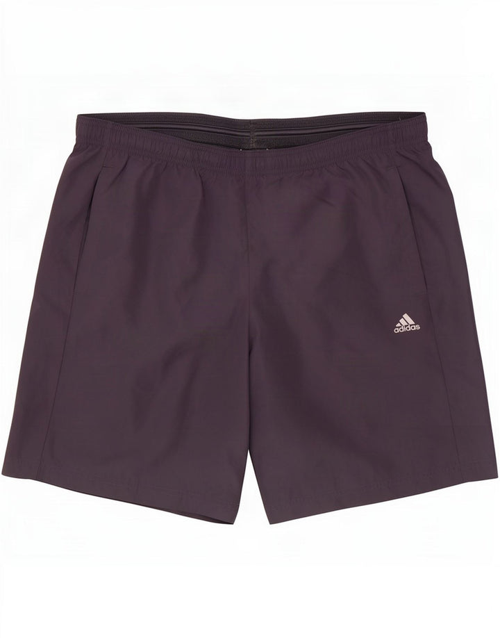Adidas Mens Climalite Sport Shorts Grande Gris Poliéster