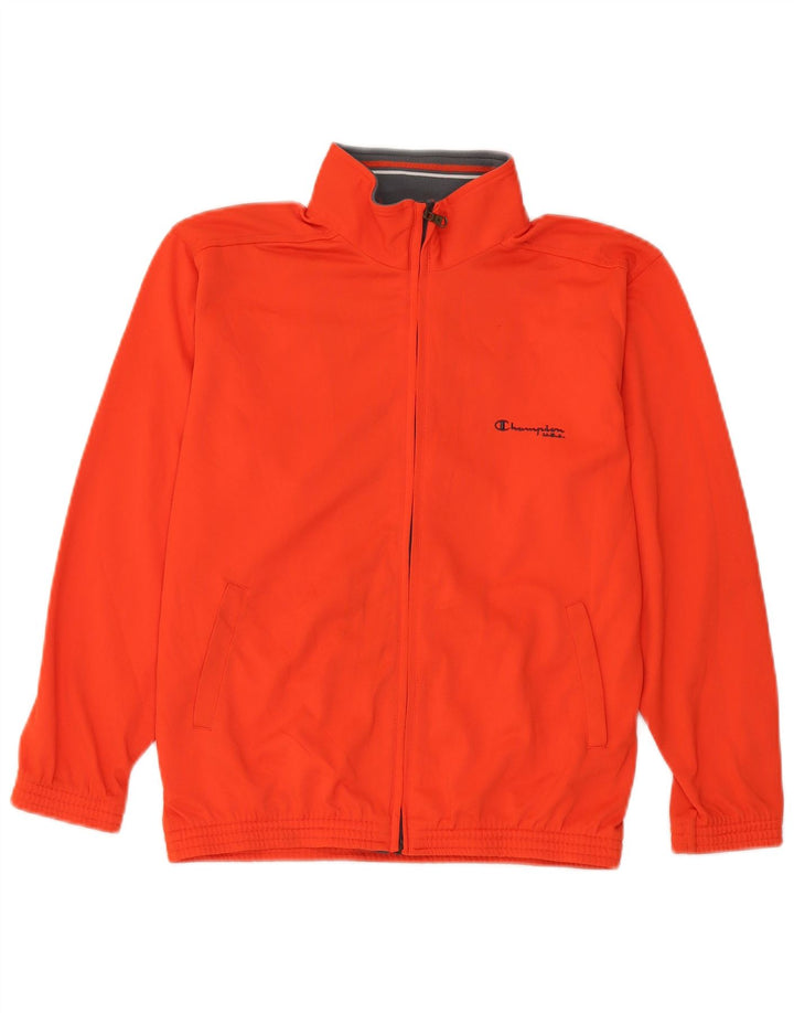 Champion Chaqueta de chándal para niño 11-12 años Naranja Poliéster