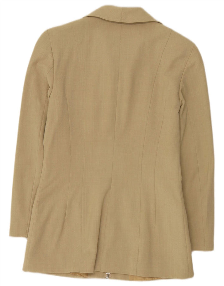 Marc Aurel Chaqueta tipo blazer con cremallera completa para mujer IT 36 XS Poliéster amarillo
