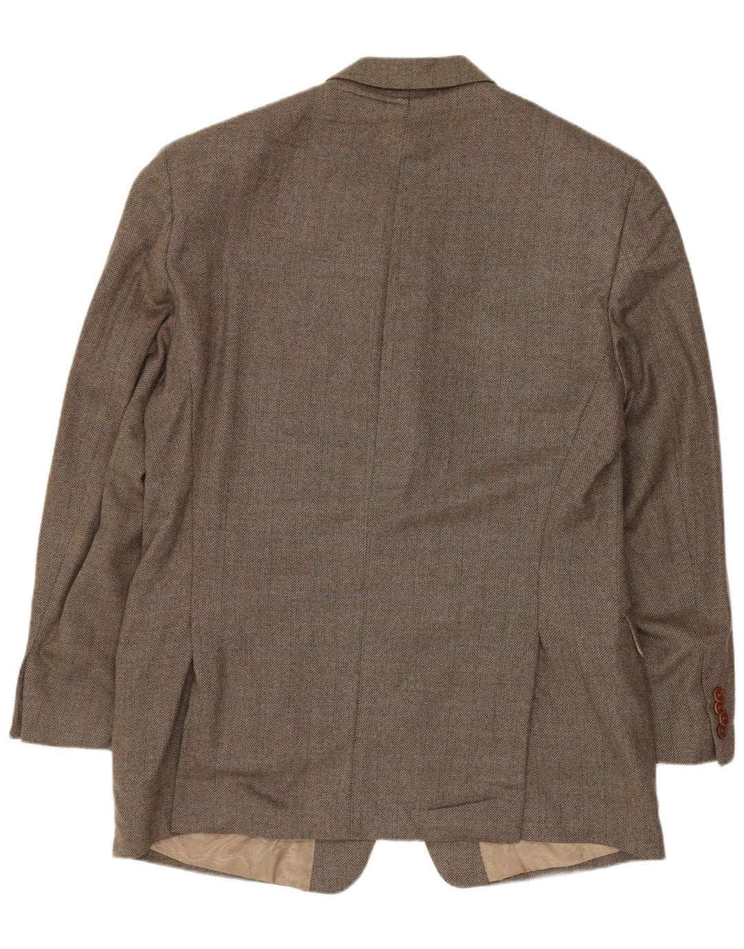 MICHAEL KORS Chaqueta tipo blazer de 3 botones para hombre UK 42 XL Lana de cordero marrón