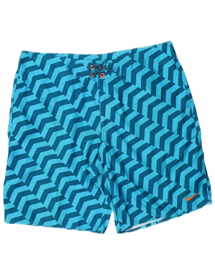 Bañador ADIDAS Hombre XL Azul Geométrico Poliéster