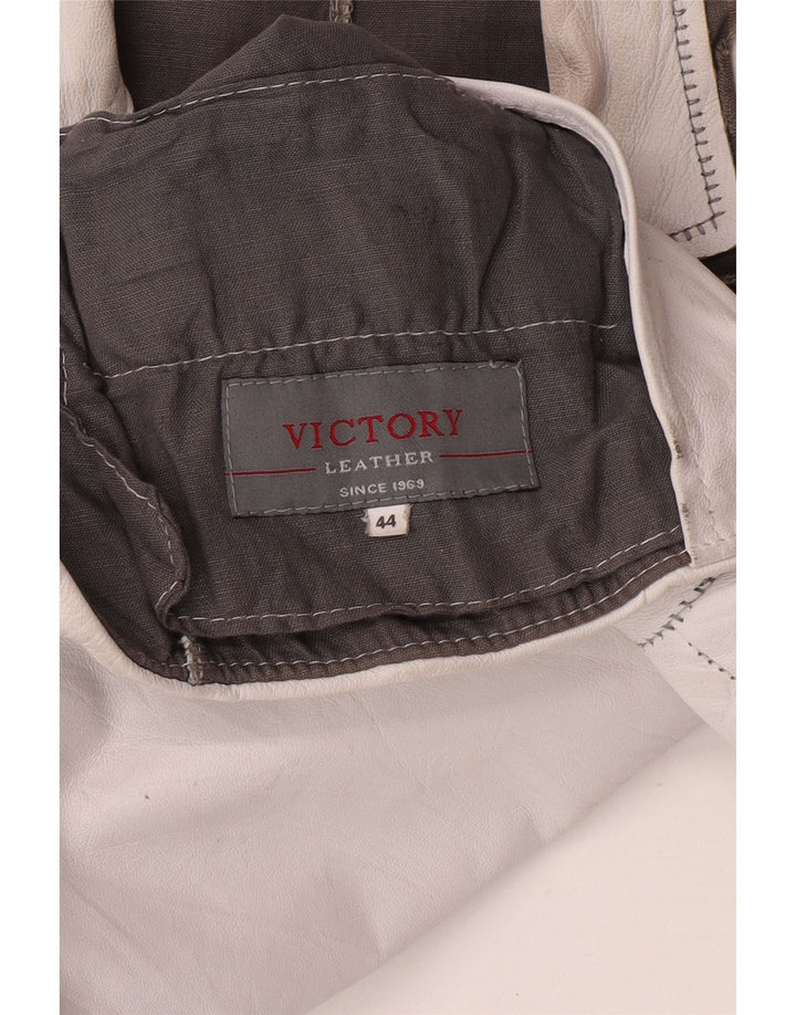 Victory Chaqueta Blazer De 1 Botón Para Mujer IT 44 Medium Off White Classic