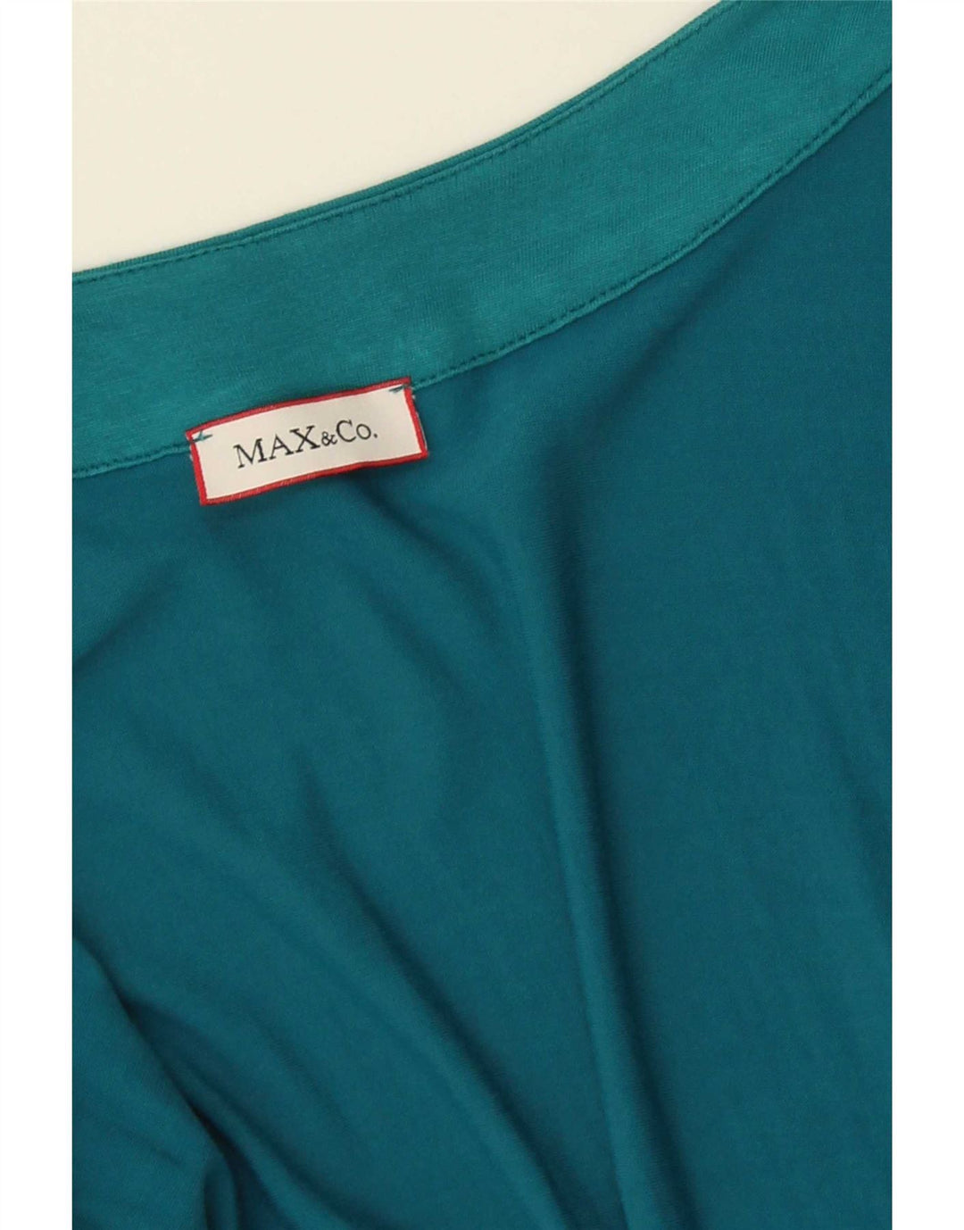 Max & Co. Vestido acampanado sin mangas para mujer UK 44 Azul medio