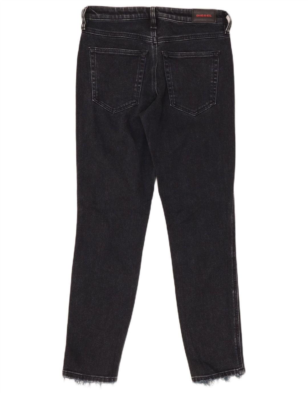 DIESEL Vaqueros ajustados y ajustados Babhila de corte regular para mujer W27 L27 Algodón negro