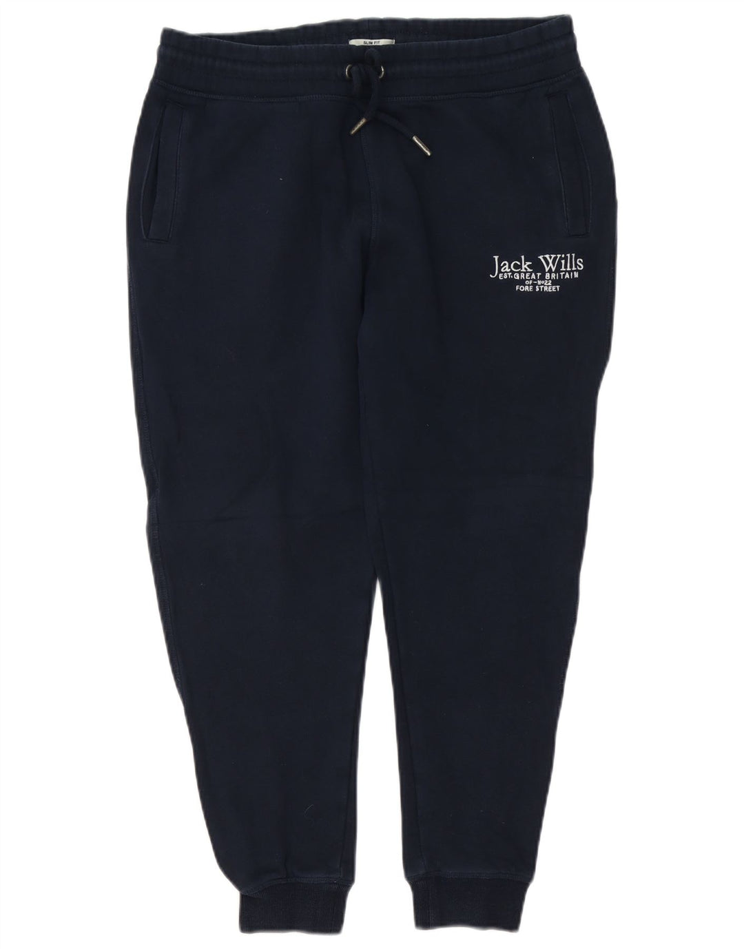 JACK & JONES Hombre Pantalones de chándal con estampado gráfico Joggers Medium Navy Blue